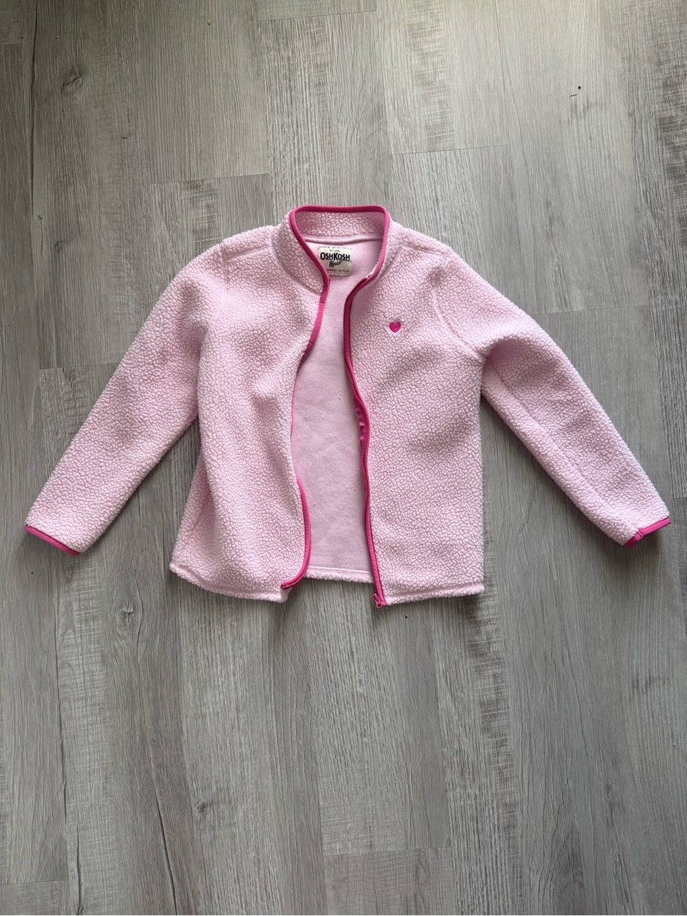 OshKosh B'gosh Pink Fleece Cardigan Jacket